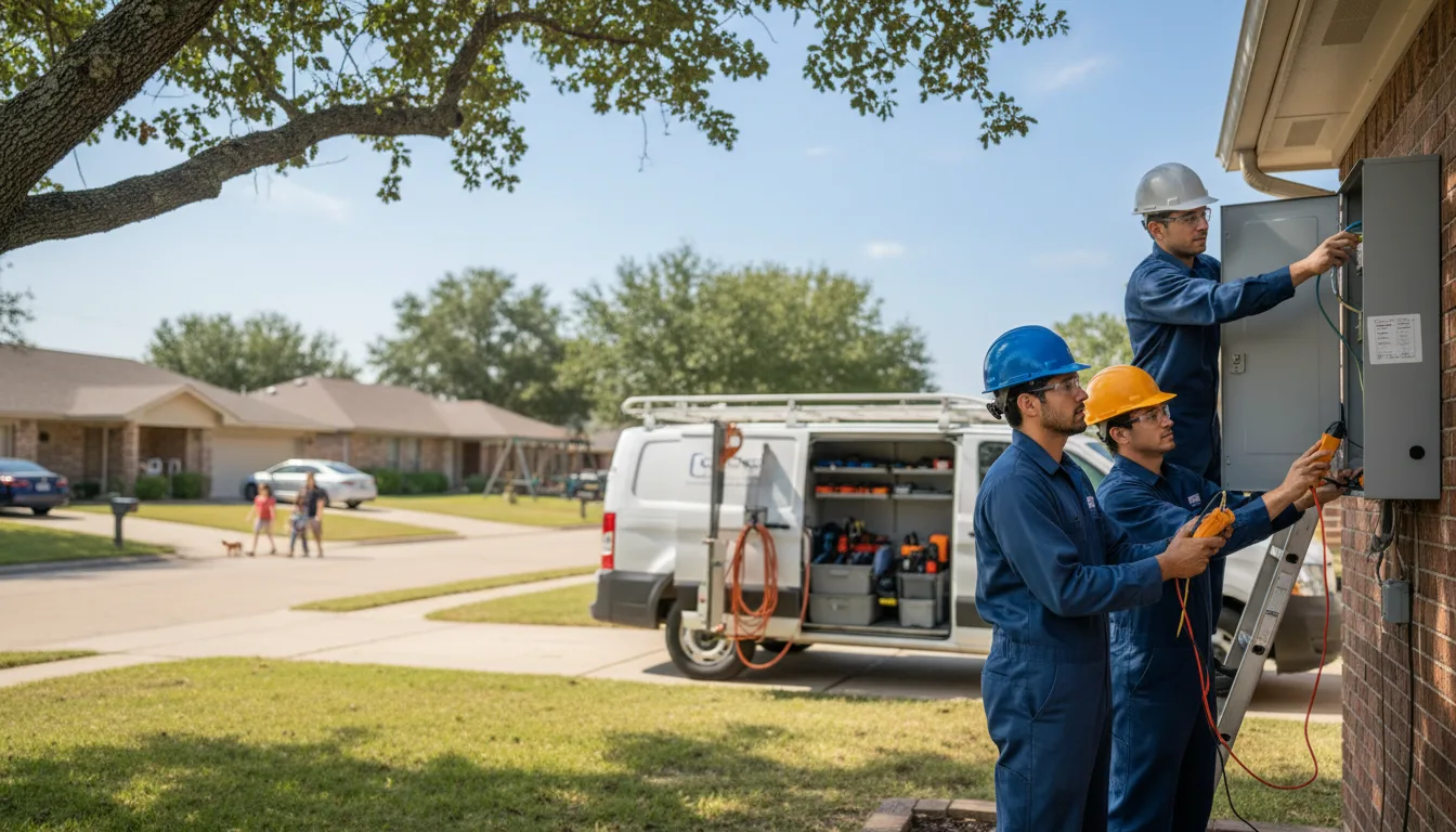 Certified electrician providing emergency electrical services in Wickes, AR